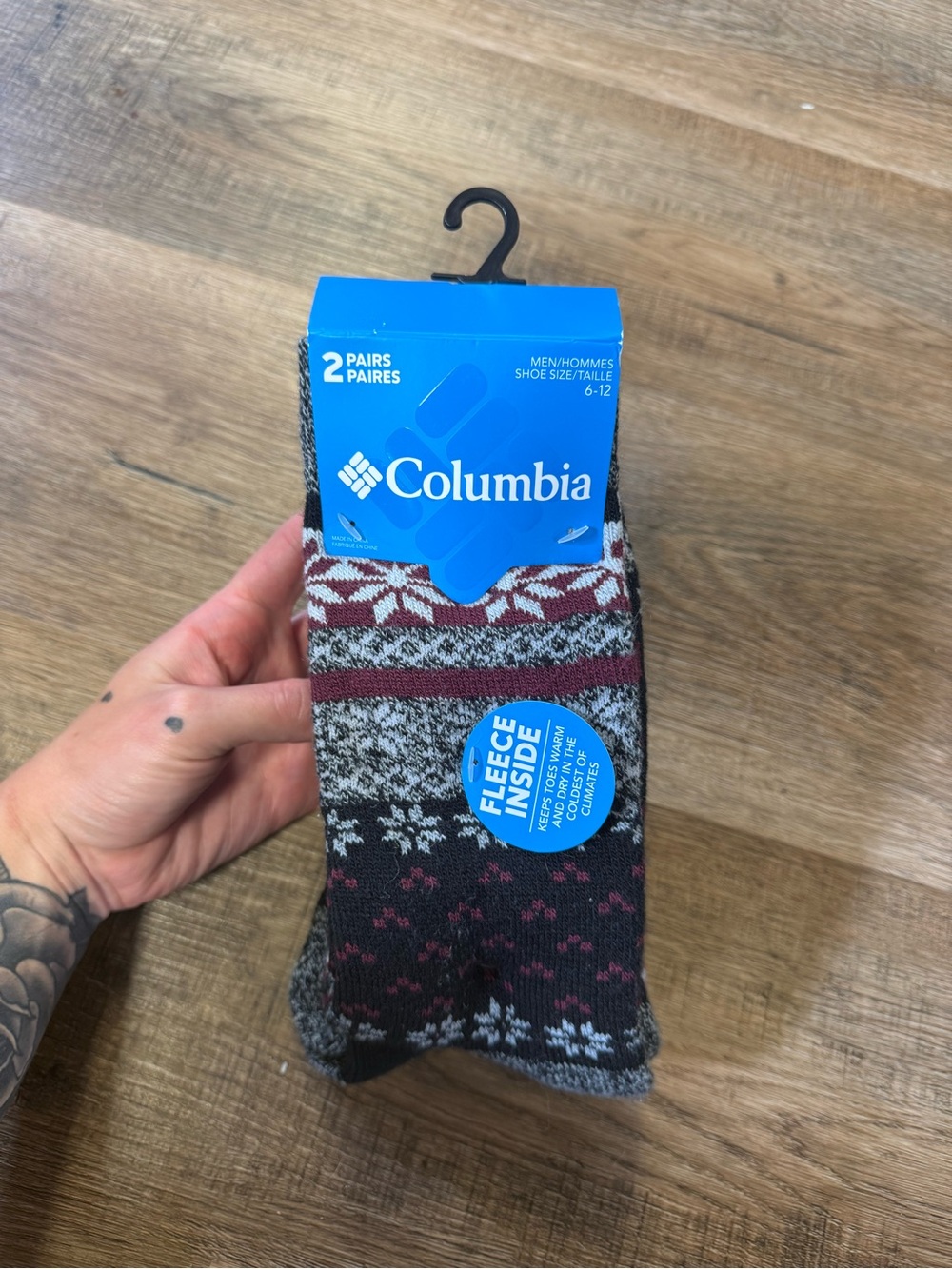 NWT Columbia Fleece Socks